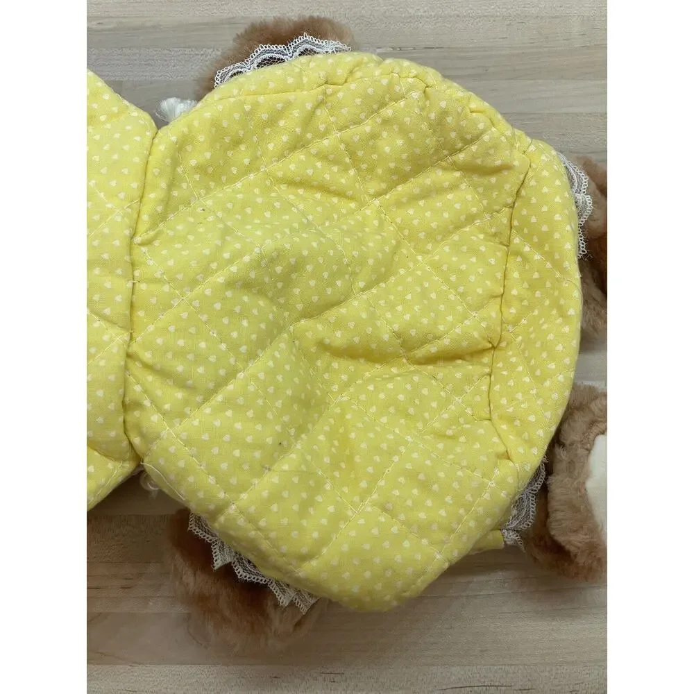 Vintage Galoob Sweet Secrets Purse Pal Yellow Dog Puppy‎